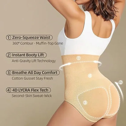 GlowSculpt 2-Pack High-Waist Shaping Panties