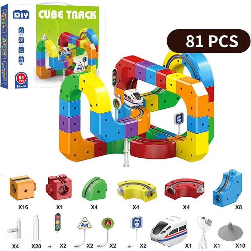 Magic Orbit Cube 3D STEM Train Set