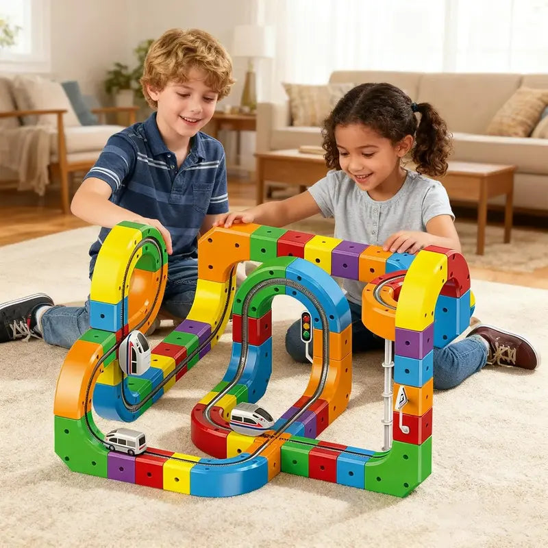 Magic Orbit Cube 3D STEM Train Set