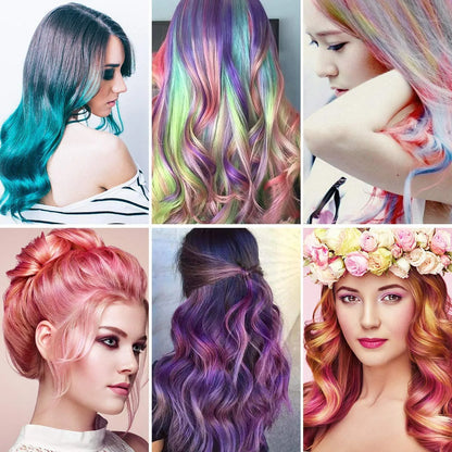 🌈 ChromaSwipe - Hair Chalk Comb Set