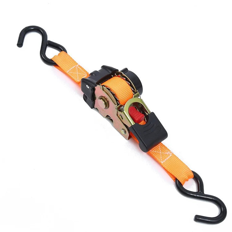 🔒 Heavy-Duty Retractable Ratchet Tie-Down Straps