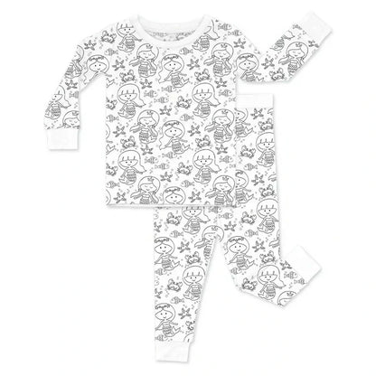 KidCanvas™ Color-In Pajamas for Kids – Creative DIY Sleepwear