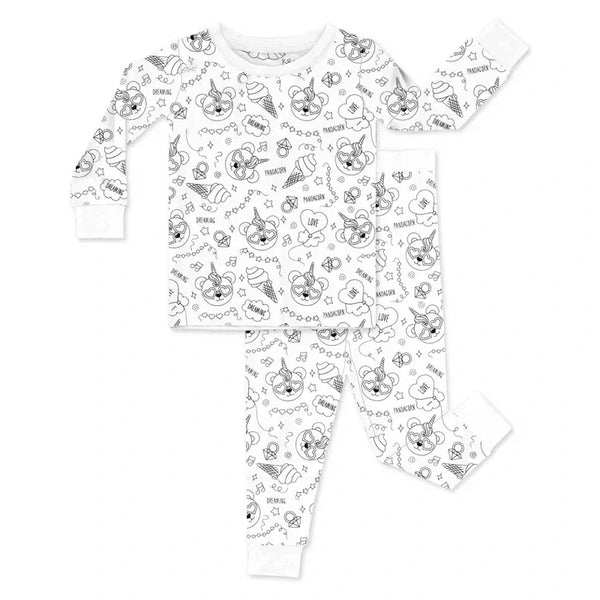 KidCanvas™ Color-In Pajamas for Kids – Creative DIY Sleepwear