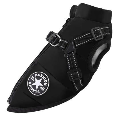 🐾 PawSnooze - Waterproof Dog Jacket with Built-in Harness ❄️