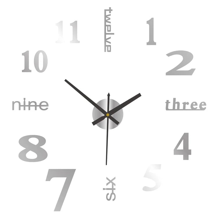 DIY Acrylic Wall Clock