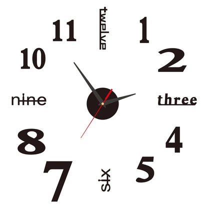 DIY Acrylic Wall Clock