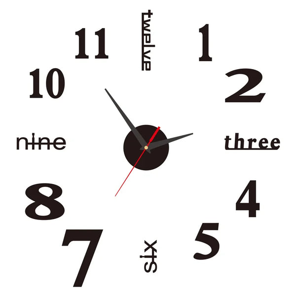 DIY Acrylic Wall Clock