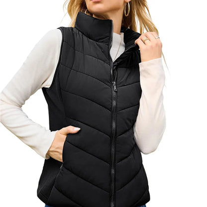 BreezeWear - Stand Collar Puffer Vest