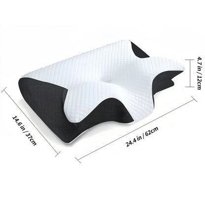 SnuggleEase Butterfly Cervical Pillow