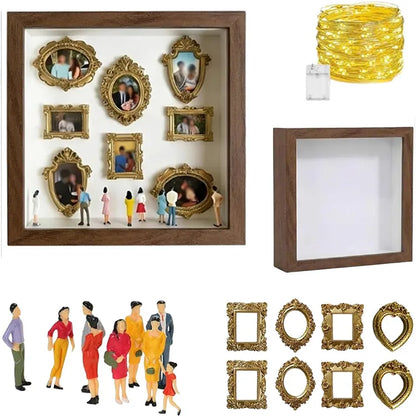 🏛️ Vekego™ DIY Mini Museum Silhouette Box