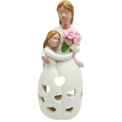 Eternal Hug™ Mother & Daughter LED Candle Holder