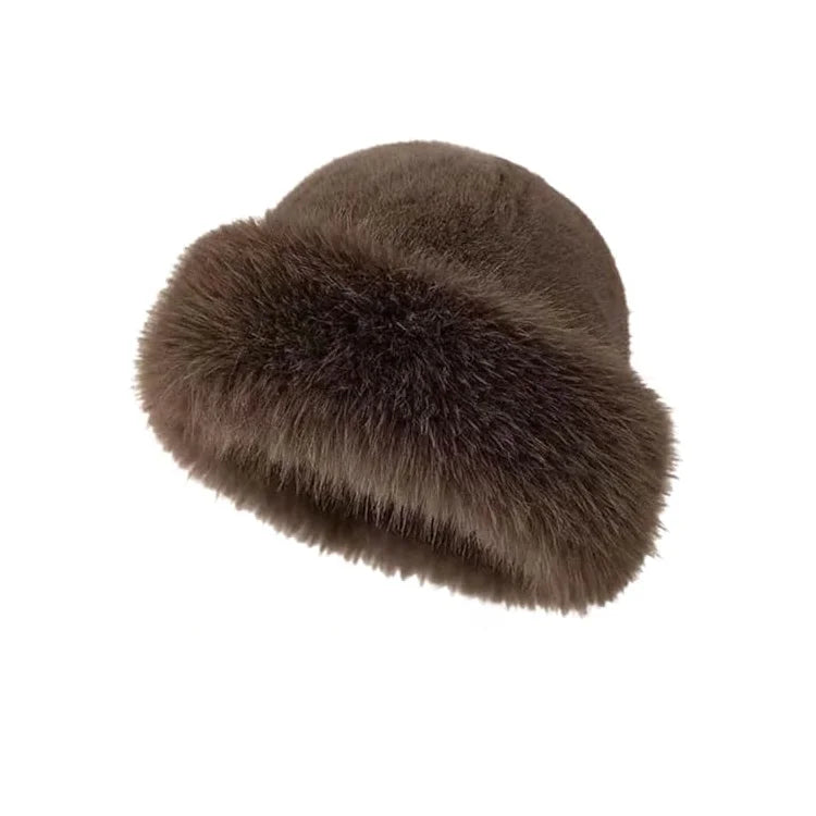 ❄️ Faux Mink Fur Mongolian Hat