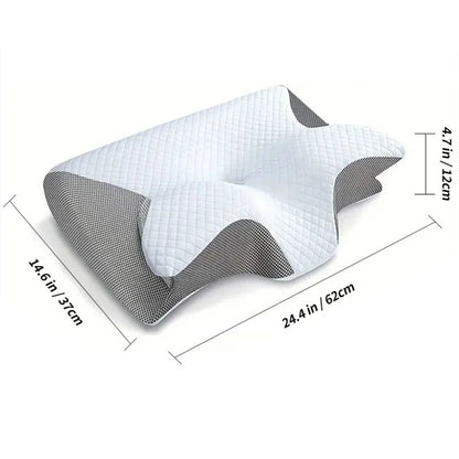 SnuggleEase Butterfly Cervical Pillow