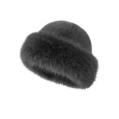 ❄️ Faux Mink Fur Mongolian Hat